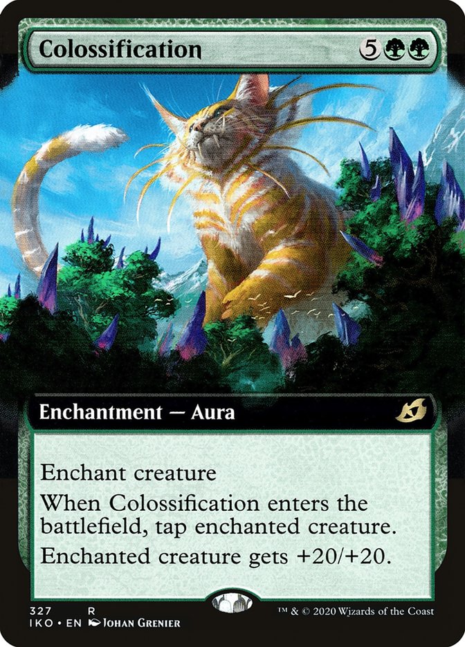 Colossification (Extended Art) [Ikoria: Lair of Behemoths] Magic: The Gathering