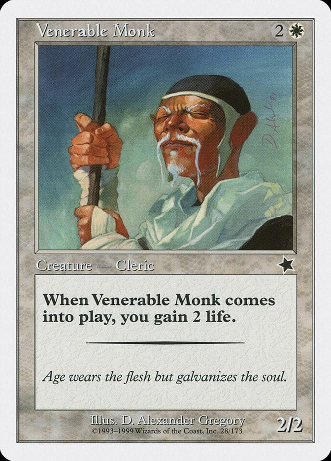 Venerable Monk [Starter 1999] Magic: The Gathering