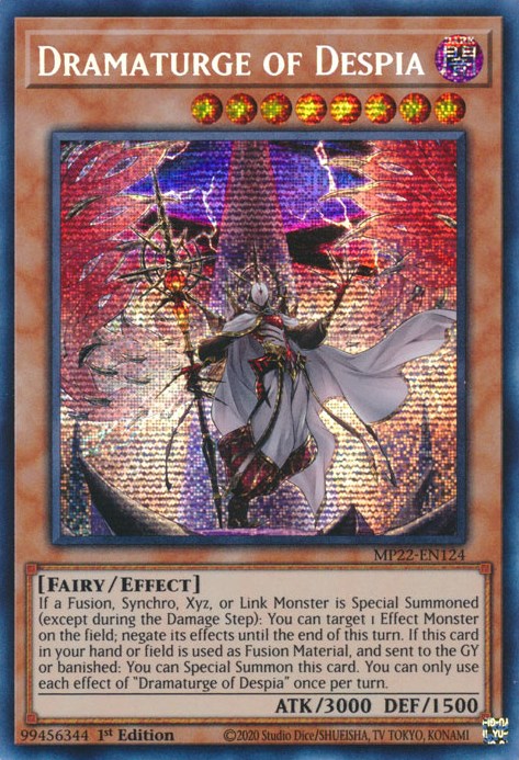 Dramaturge of Despia [MP22-EN124] Prismatic Secret Rare - Yugioh Cards For Your TCG Needs!