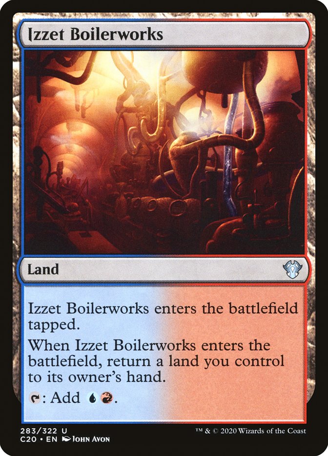 Izzet Boilerworks [Commander 2020] Magic: The Gathering