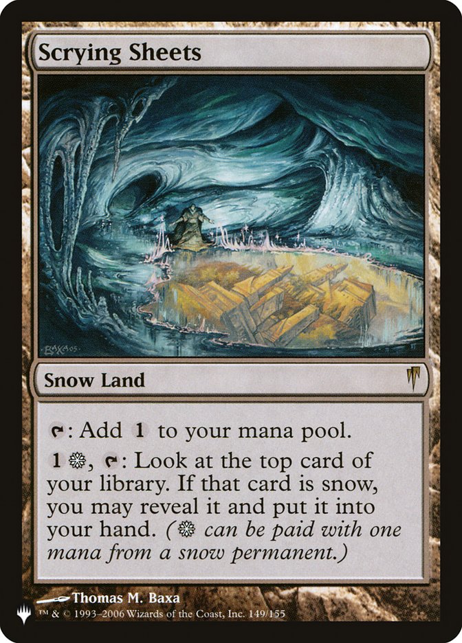 Scrying Sheets [The List] Magic: The Gathering