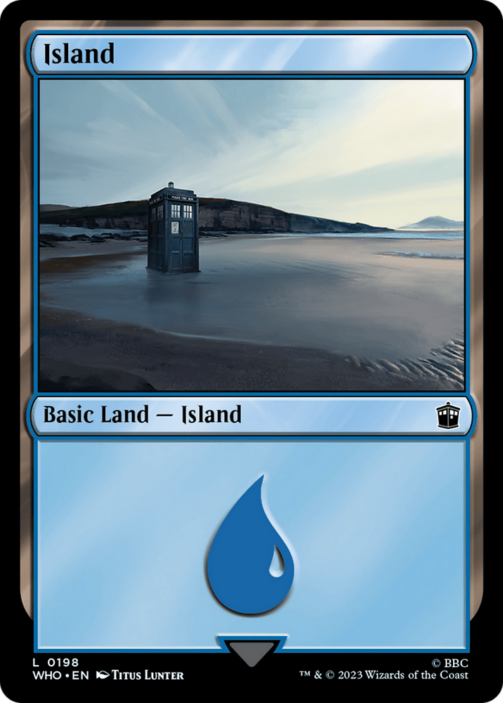 Island (0198) [Doctor Who] Magic: The Gathering