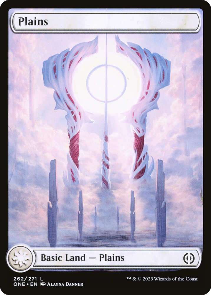 Plains (262) (Full-Art) [Phyrexia: All Will Be One] Magic: The Gathering