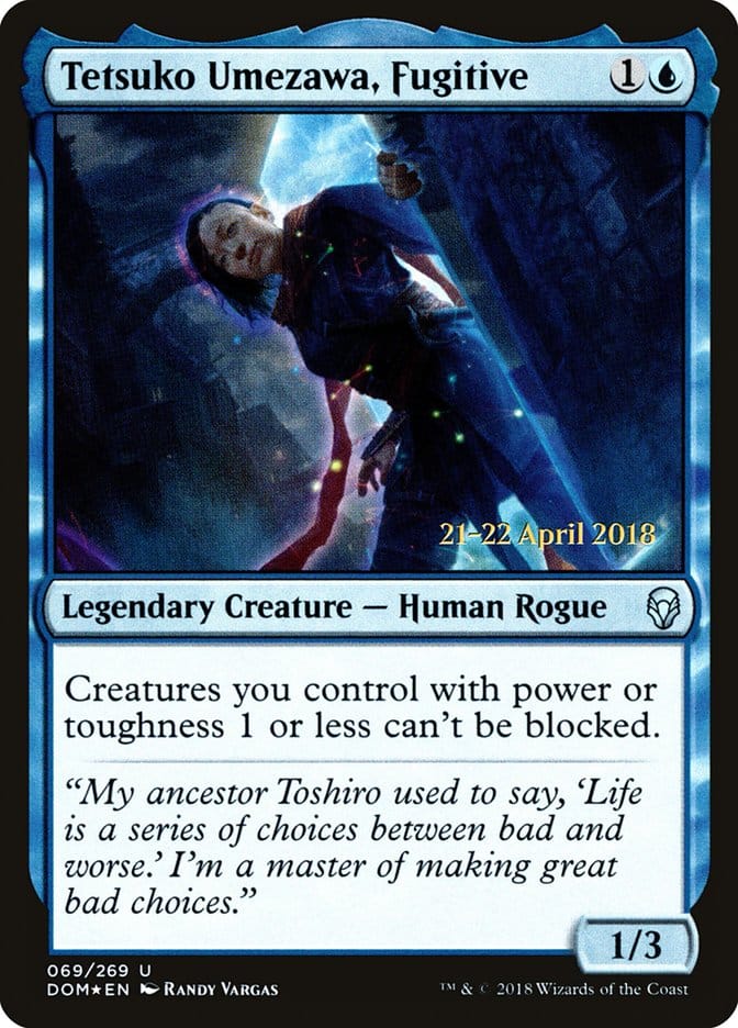 Tetsuko Umezawa, Fugitive [Dominaria Prerelease Promos] Magic: The Gathering