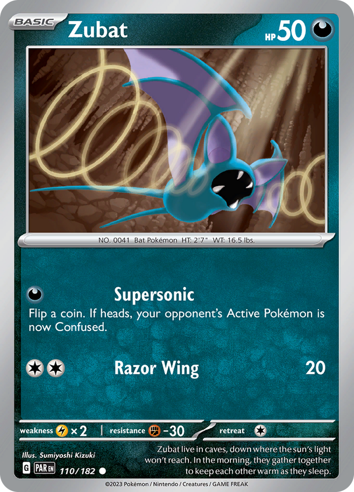 Zubat (110/182) [Scarlet & Violet: Paradox Rift] Pokémon