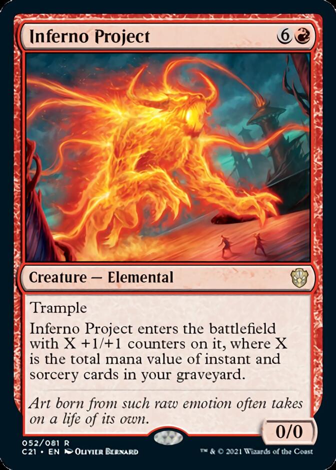 Inferno Project [Commander 2021] Magic: The Gathering