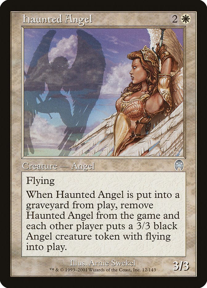 Haunted Angel [Apocalypse] Magic: The Gathering