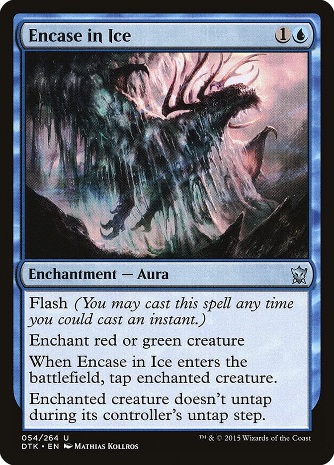 Encase in Ice [Dragons of Tarkir] Magic: The Gathering