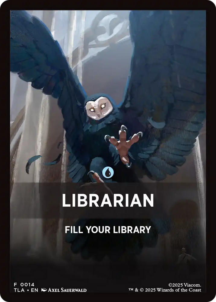 Librarian Theme Card [Avatar: The Last Airbender Tokens] Magic: The Gathering