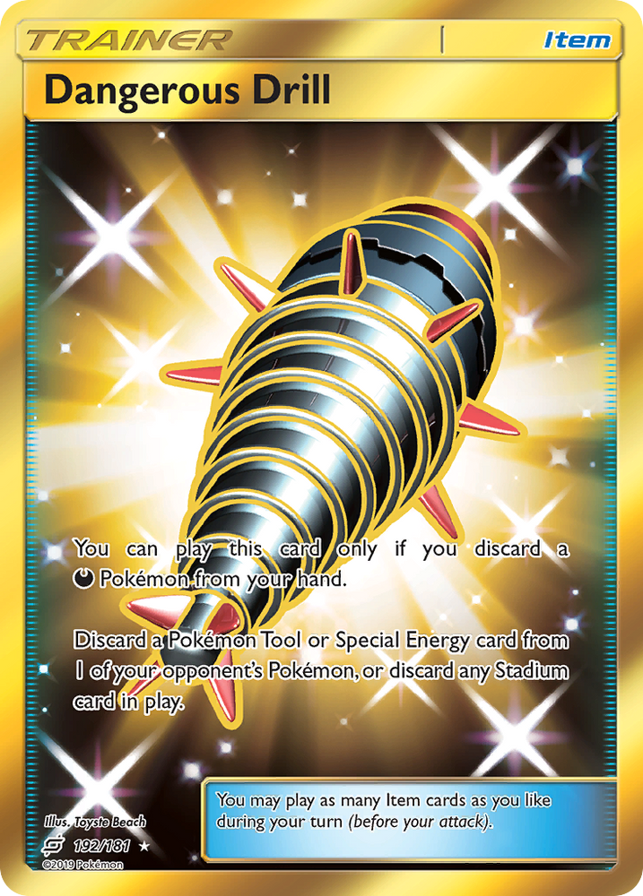 Dangerous Drill (192/181) [Sun & Moon: Team Up] Pokémon