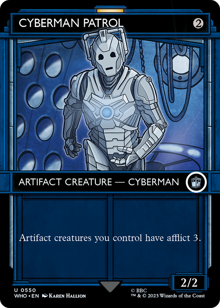 Cyberman Patrol (Showcase) [Doctor Who] Magic: The Gathering