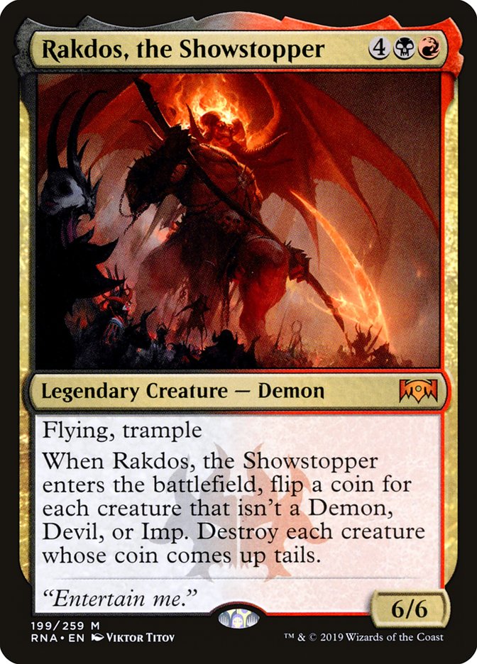 Rakdos, the Showstopper [Ravnica Allegiance] Magic: The Gathering