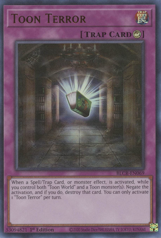 Toon Terror [BLCR-EN069] Ultra Rare - Yugioh Cards For Your TCG Needs!