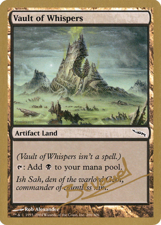 Vault of Whispers (Manuel Bevand) [World Championship Decks 2004] Magic: The Gathering