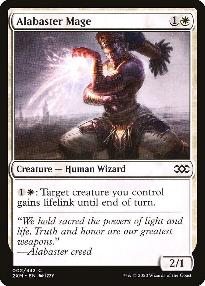Alabaster Mage [Double Masters] Magic: The Gathering