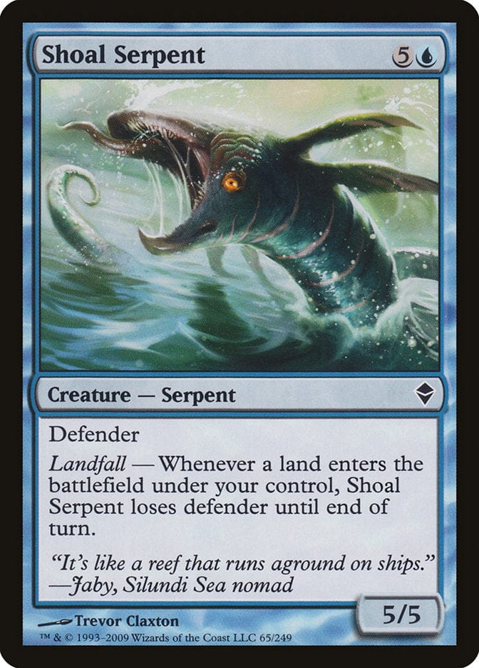 Shoal Serpent [Zendikar] Magic: The Gathering