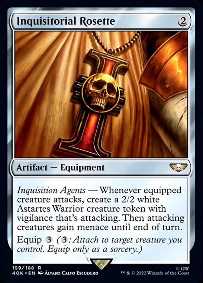Inquisitorial Rosette (Surge Foil) [Warhammer 40,000] Magic: The Gathering