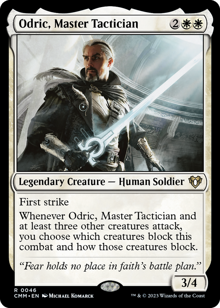 Odric, Master Tactician [Commander Masters] Magic: The Gathering