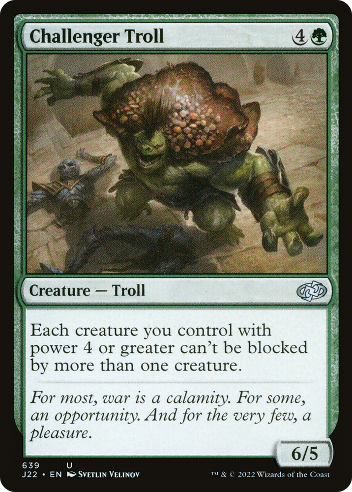 Challenger Troll [Jumpstart 2022] Magic: The Gathering