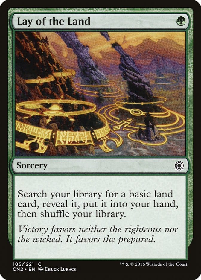 Lay of the Land [Conspiracy: Take the Crown] Magic: The Gathering