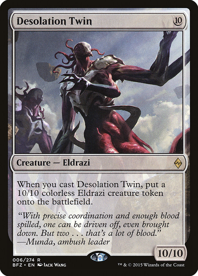 Desolation Twin [Battle for Zendikar] Magic: The Gathering