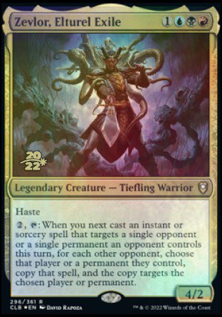 Zevlor, Elturel Exile [Commander Legends: Battle for Baldur's Gate Prerelease Promos] Magic: The Gathering