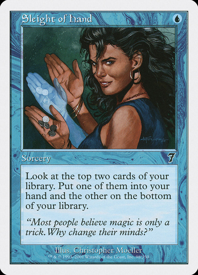 Sleight of Hand [Seventh Edition] Magic: The Gathering