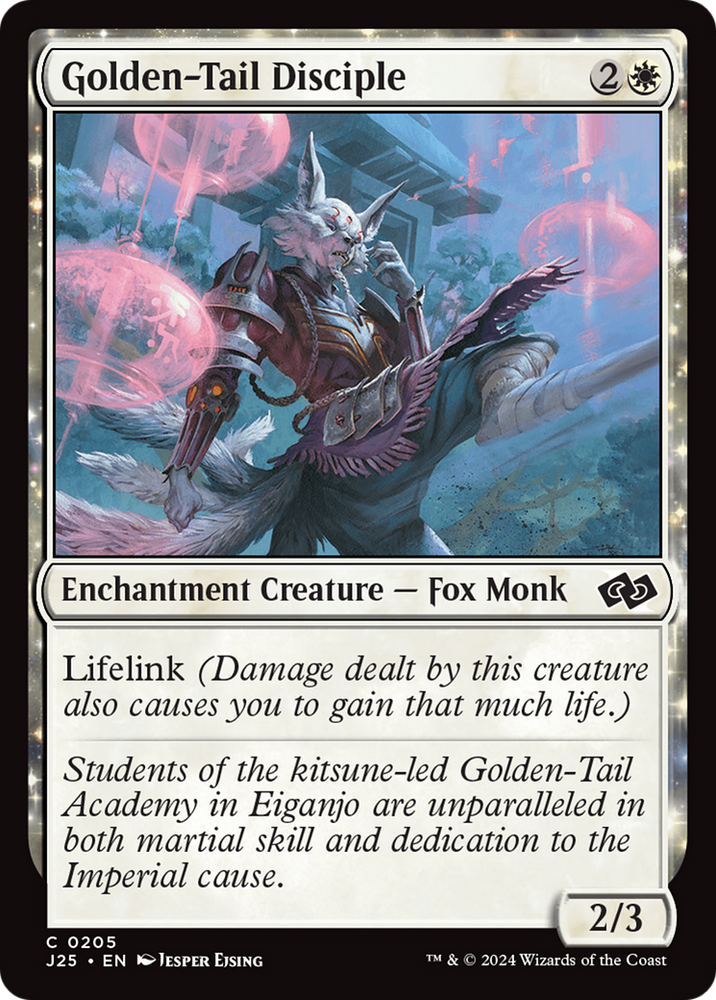 Golden-Tail Disciple [Foundations Jumpstart] Magic: The Gathering