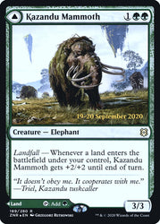 Kazandu Mammoth // Kazandu Valley [Zendikar Rising Prerelease Promos] Magic: The Gathering