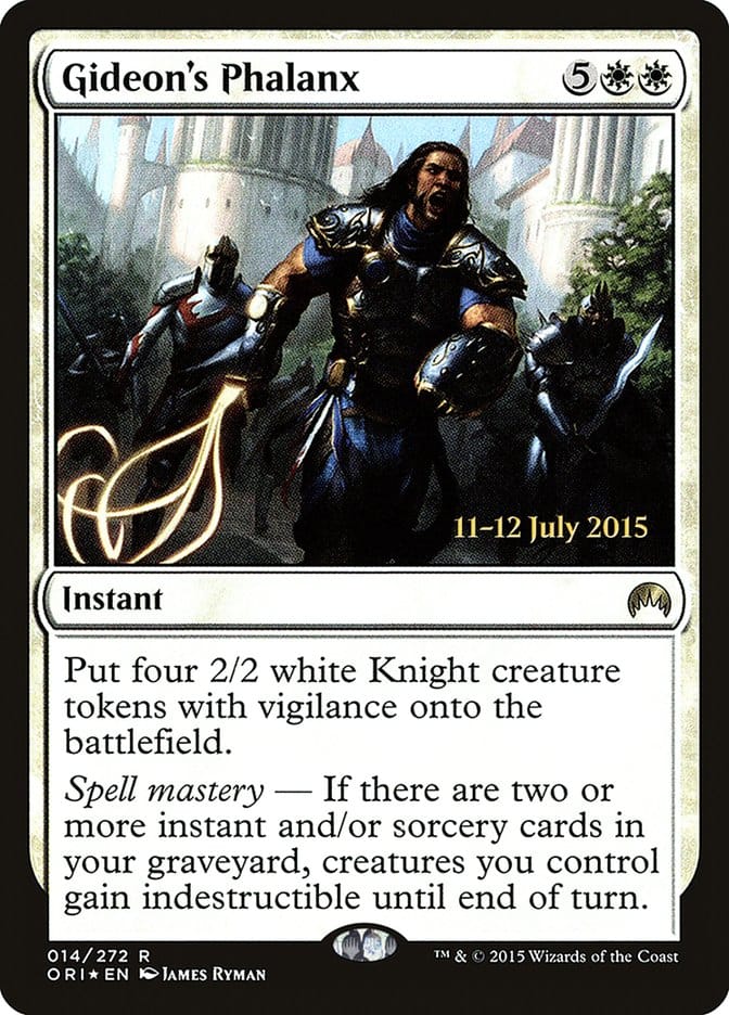 Gideon's Phalanx [Magic Origins Prerelease Promos] Magic: The Gathering