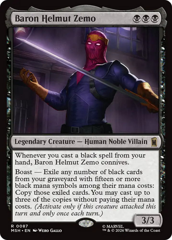Baron Helmut Zemo [Marvel Super Heroes] Magic: The Gathering