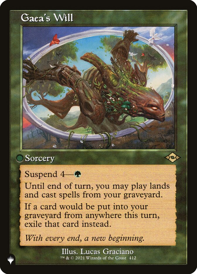 Gaea's Will [The List] Magic: The Gathering