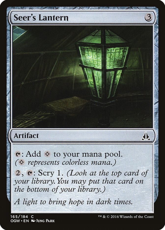 Seer's Lantern [Oath of the Gatewatch] Magic: The Gathering