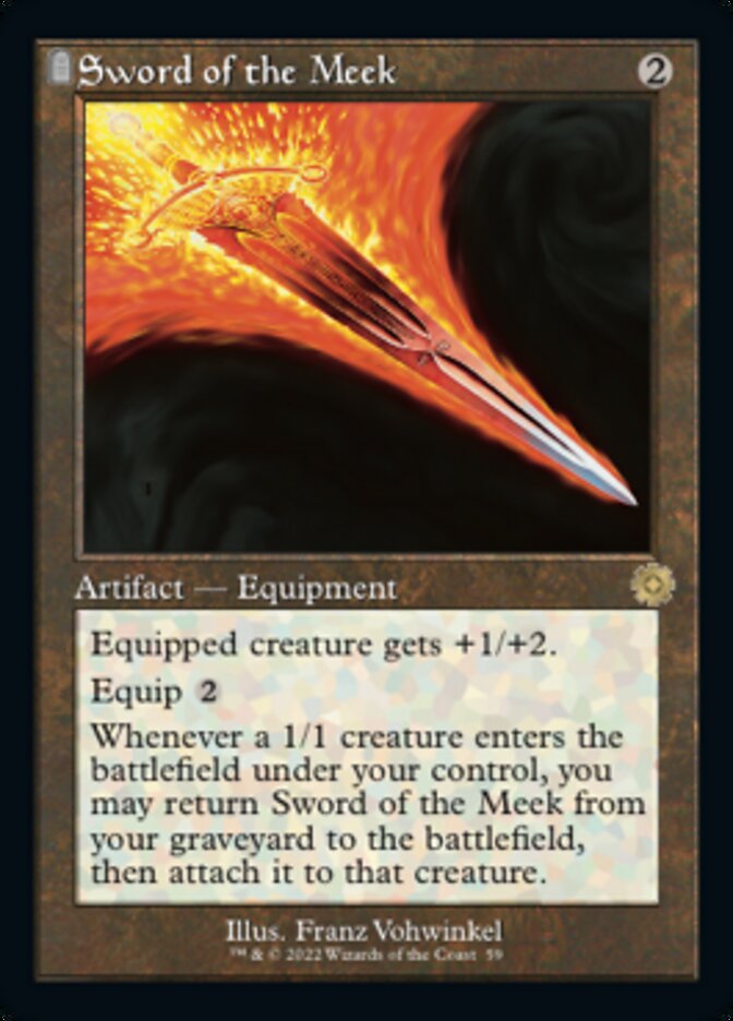 Sword of the Meek (Retro) [The Brothers' War Retro Artifacts] Magic: The Gathering