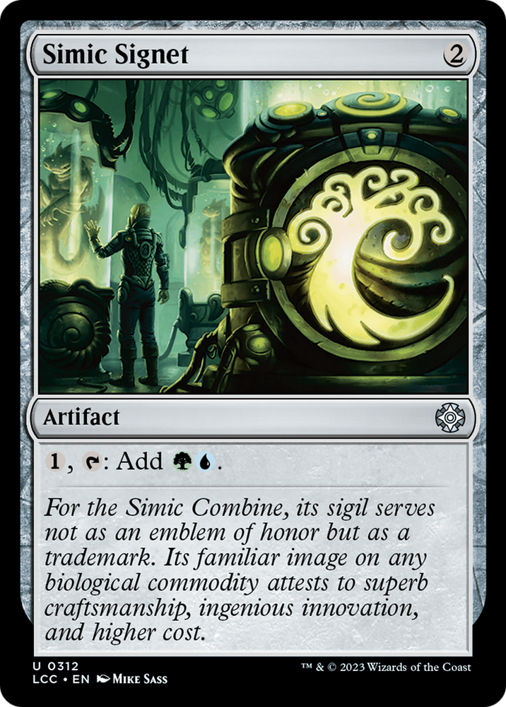 Simic Signet [The Lost Caverns of Ixalan Commander] Magic: The Gathering