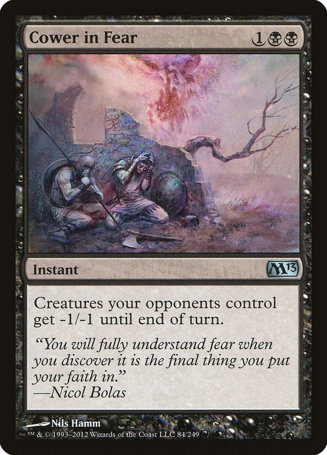Cower in Fear [Magic 2013] Magic: The Gathering