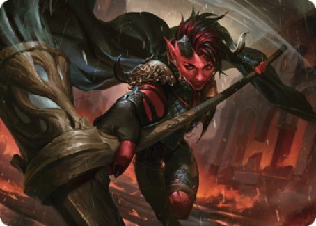 Karlach, Fury of Avernus Art Card (34) [Commander Legends: Battle for Baldur's Gate Art Series] Magic: The Gathering