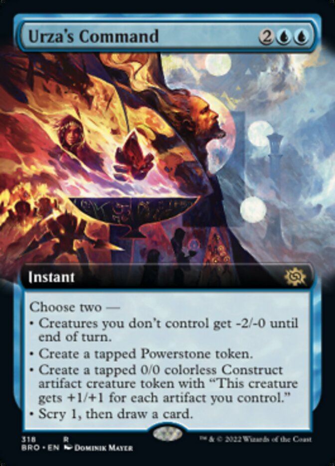 Urza's Command (Extended Art) [The Brothers' War] Magic: The Gathering