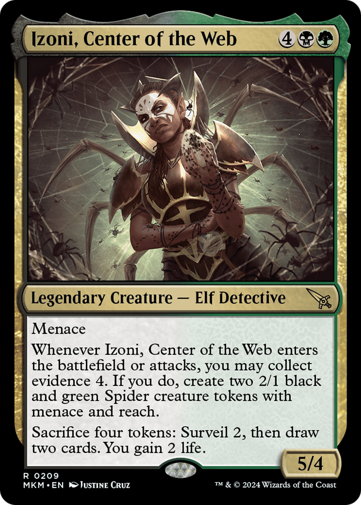 Izoni, Center of the Web [Murders at Karlov Manor] Magic: The Gathering