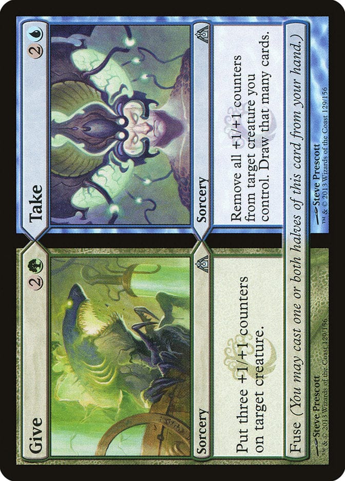 Give // Take [Dragon's Maze] Magic: The Gathering