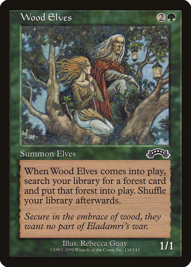Wood Elves [Exodus] Magic: The Gathering