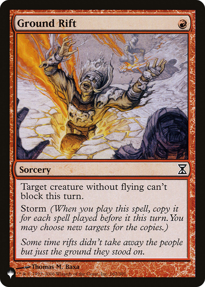 Ground Rift [The List] Magic: The Gathering