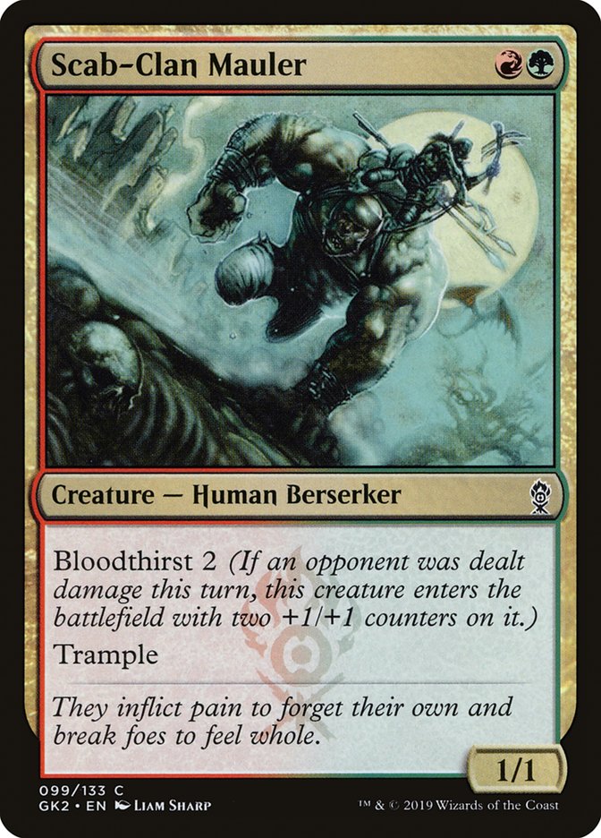 Scab-Clan Mauler [Ravnica Allegiance Guild Kit] Magic: The Gathering