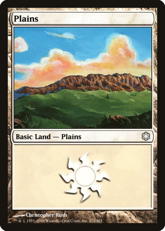 Plains (371) [Coldsnap Theme Decks] Magic: The Gathering