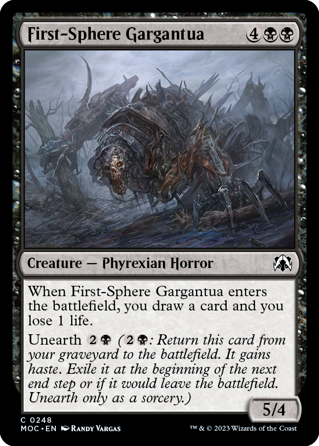 First-Sphere Gargantua [March of the Machine Commander] Magic: The Gathering