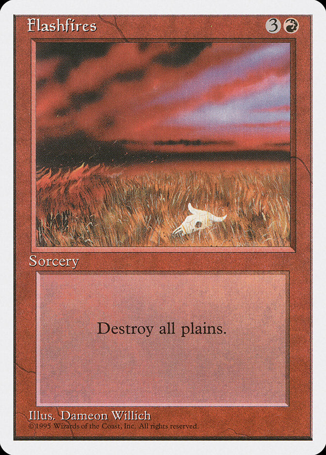 Flashfires [Fourth Edition] Magic: The Gathering