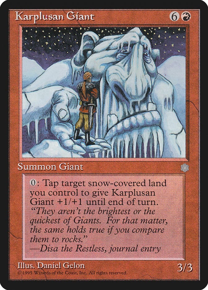 Karplusan Giant [Ice Age] Magic: The Gathering
