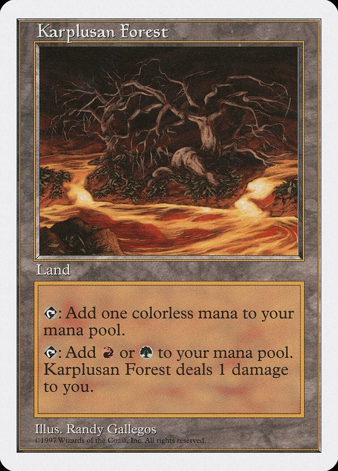 Karplusan Forest [Fifth Edition] Magic: The Gathering