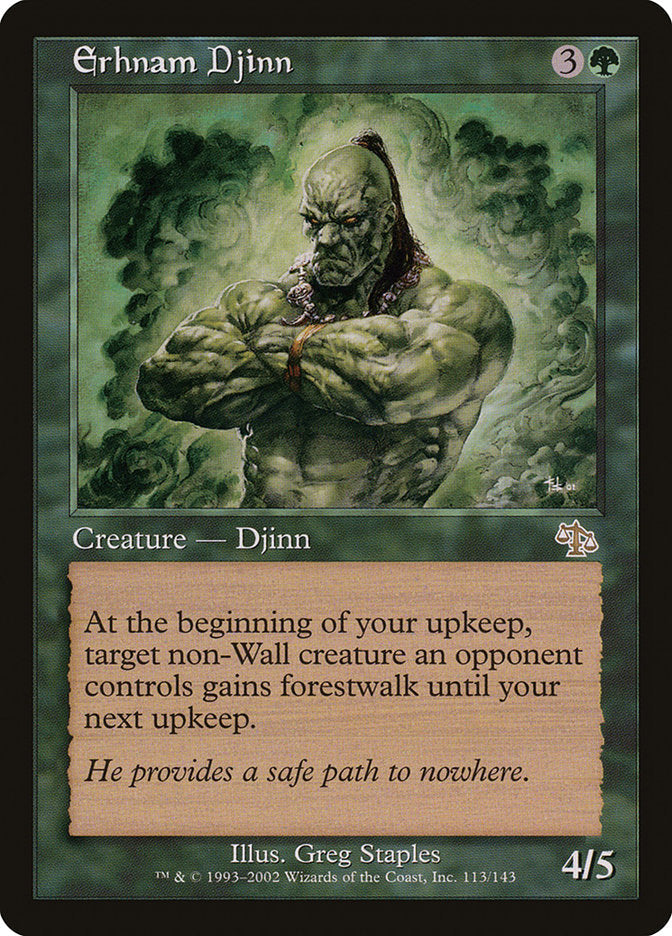 Erhnam Djinn [Judgment] Magic: The Gathering