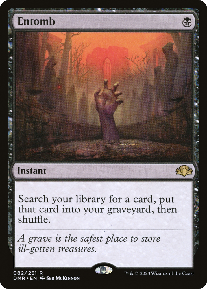 Entomb [Dominaria Remastered] Magic: The Gathering